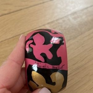 Nicole Miller wooden bangle